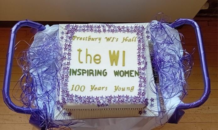 100 years anniverary of WI Hall - entrance