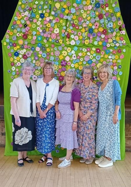 Flower Display - 100 years anniverary of WI Hall